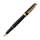 Prelude Matt Black Gold Trim Roller Ball Pen