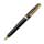 Prelude Matt Black Gold Trim Ball Pen